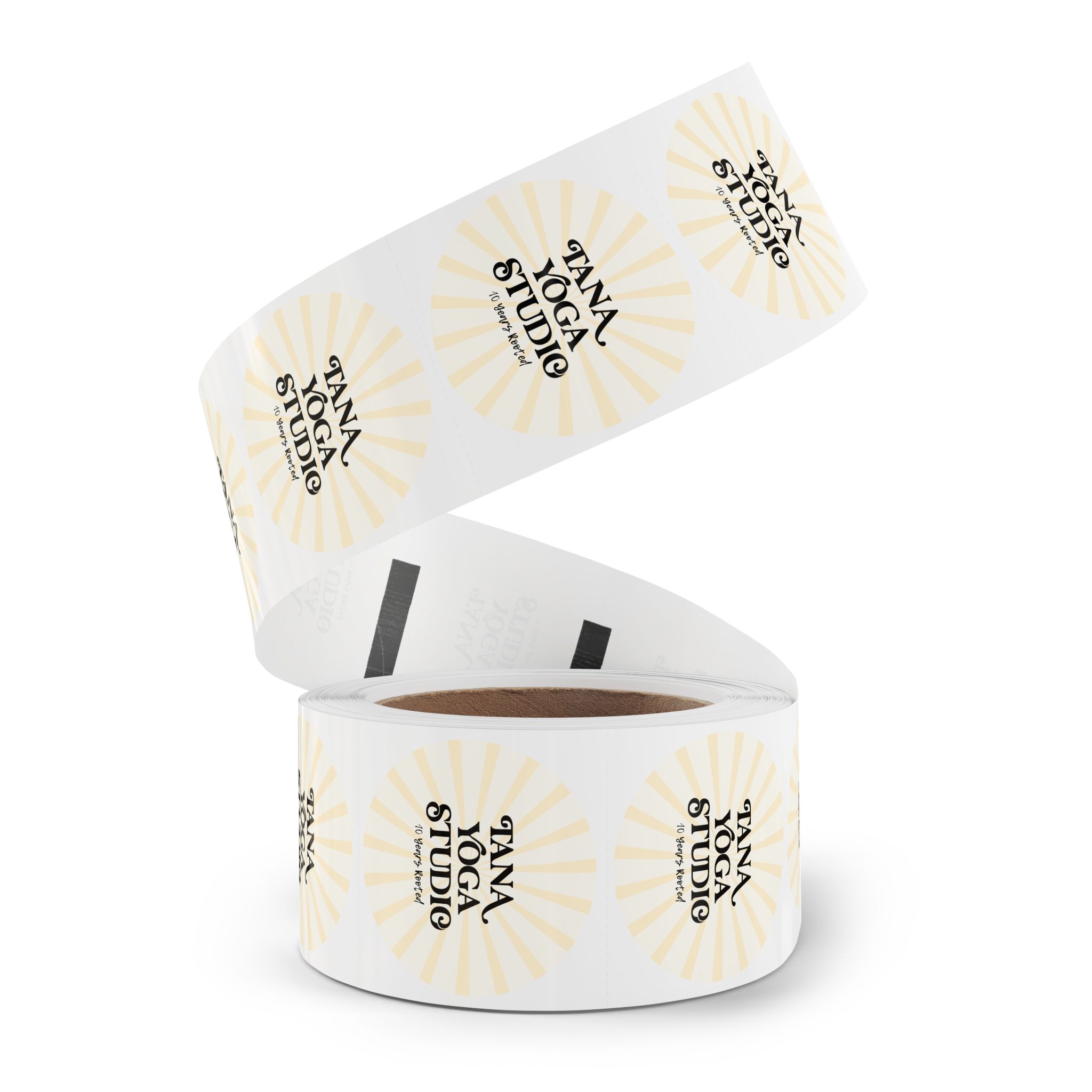 Yoga Studio Round Sticker Labels, Custom Labels for Events, Branding Stickers, Gift Tags, Party Favors - Image 11