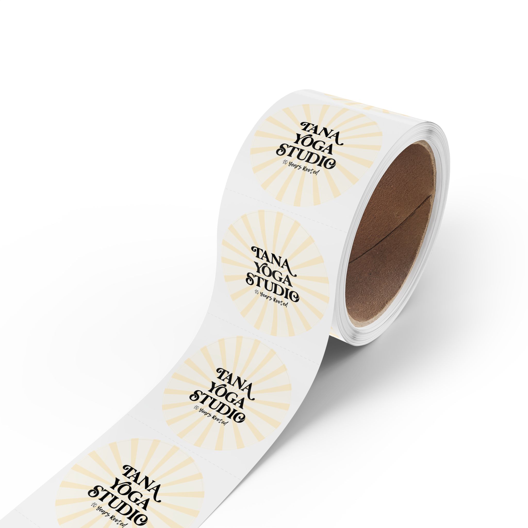 Yoga Studio Round Sticker Labels, Custom Labels for Events, Branding Stickers, Gift Tags, Party Favors - Image 6