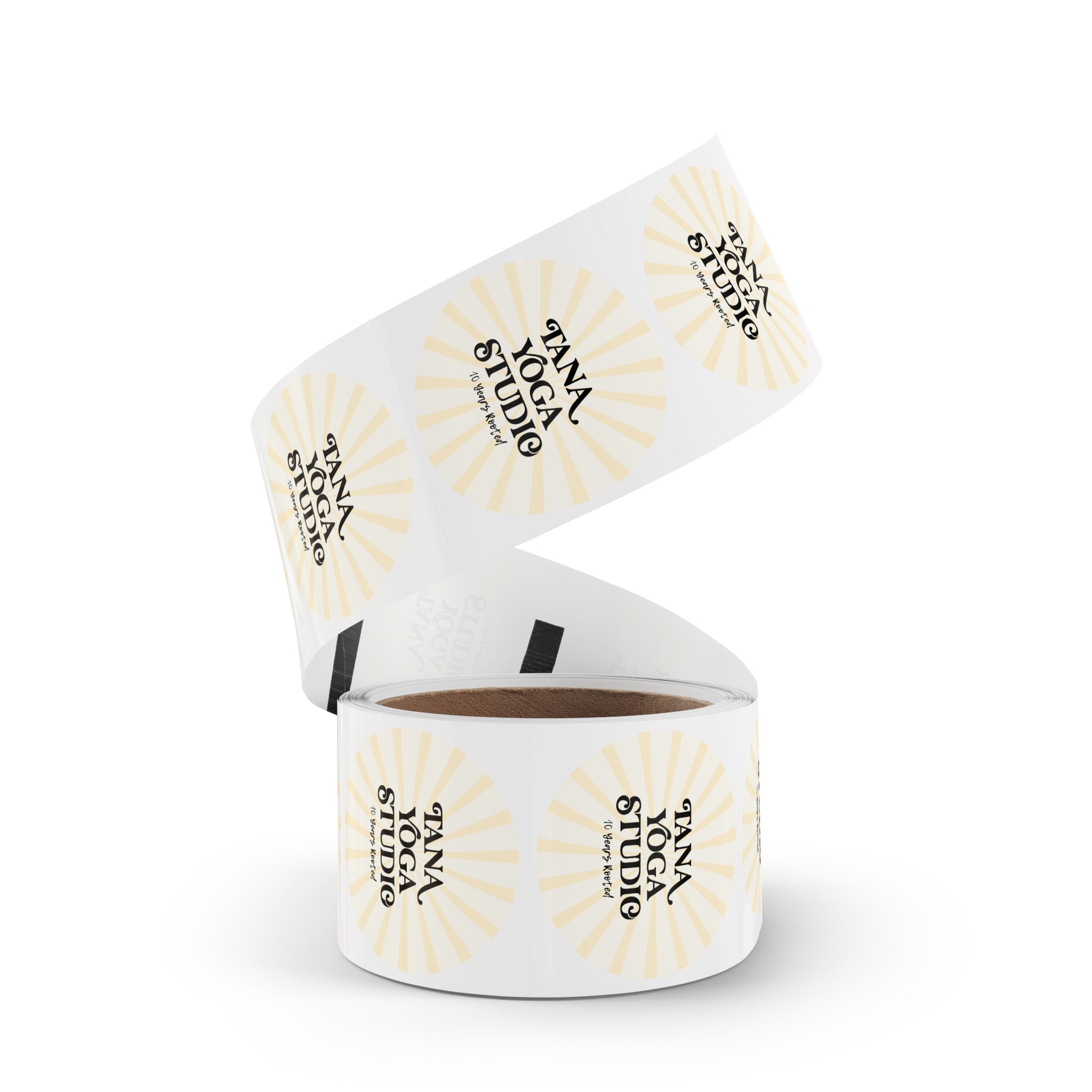 Yoga Studio Round Sticker Labels, Custom Labels for Events, Branding Stickers, Gift Tags, Party Favors - Image 7