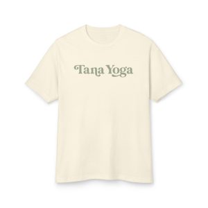 TANA YOGA STUDIO Unisex Garment-Dyed Tee - Soft Cotton T-Shirt for Yoga Enthusiasts