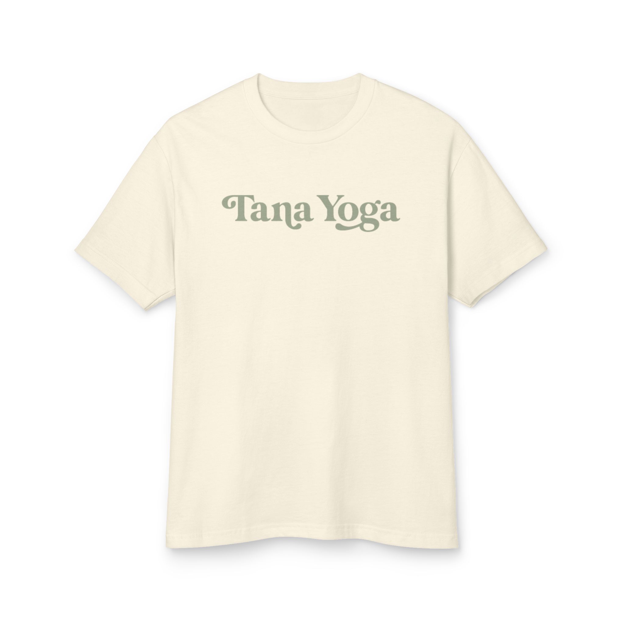 TANA YOGA STUDIO Unisex Garment-Dyed Tee - Soft Cotton T-Shirt for Yoga Enthusiasts